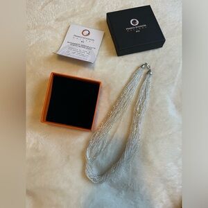 BNIB Franco Schiavon Gallery Murano Glass Necklace
